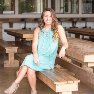 Zsupply lace up swing dress